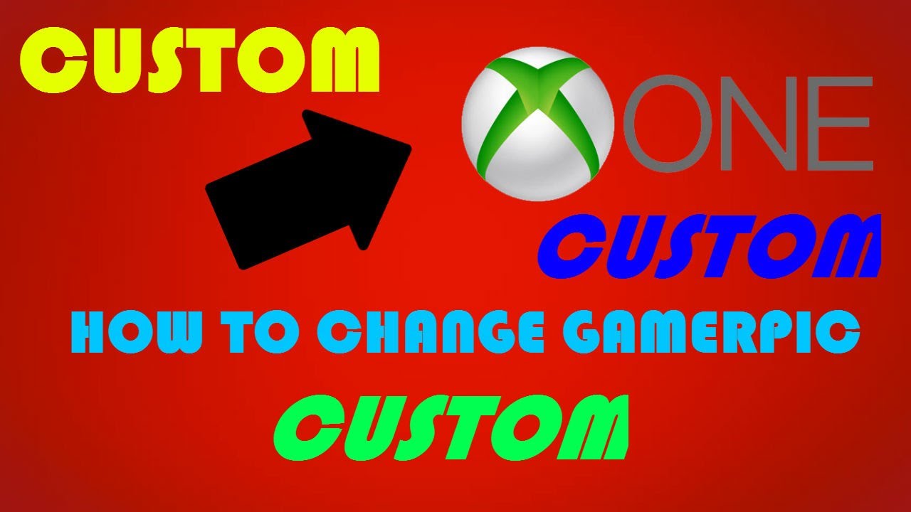 How to get custom gamerpic on Xbox 1 - YouTube