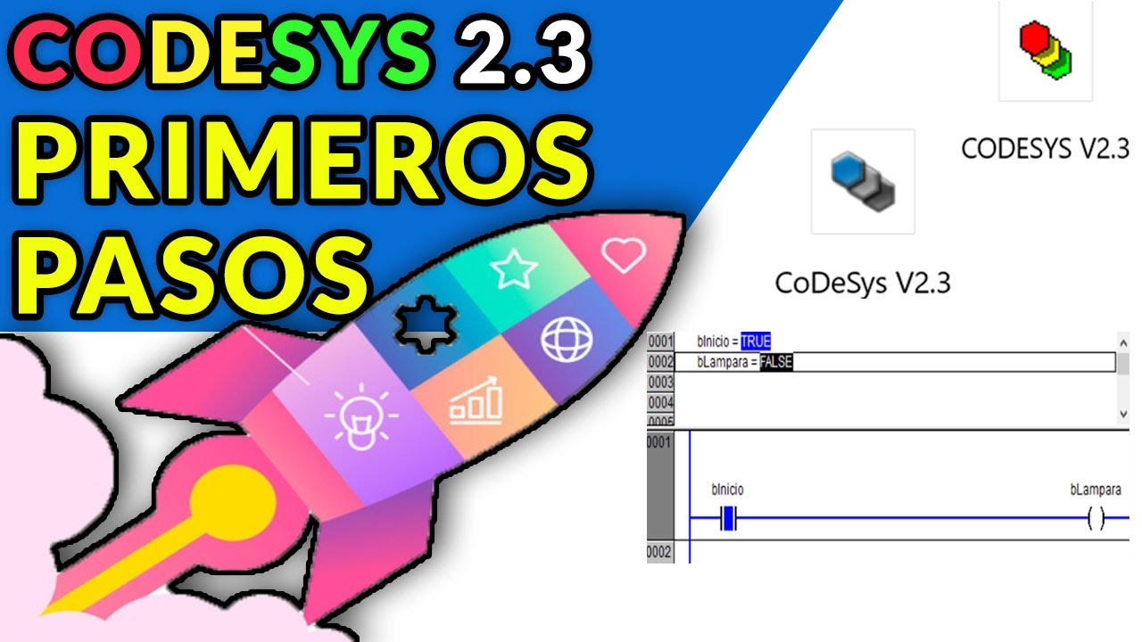 🔵 CODESYS 2.3 - PRIMEROS PASOS - ((INTRODUCCIÓN)) - YouTube