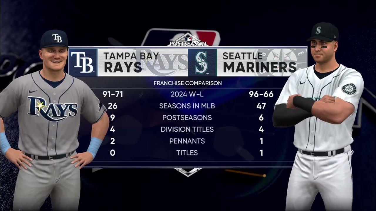 Rays vs Mariners 2024 AL Wild Card YouTube