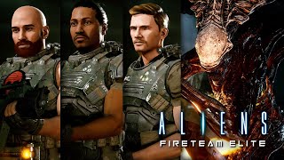 ALIENS EVERYWHERE!! New Aliens Fireteam Elite Co-Op Gameplay - Classes, Abilities & More