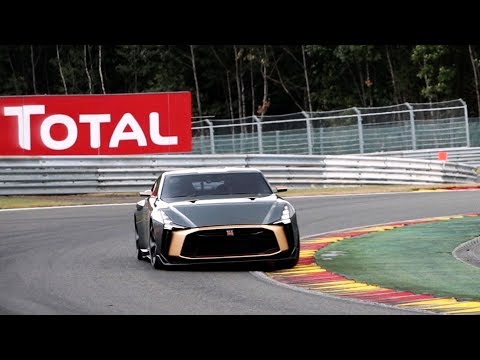 Nissan GT-R50 by Italdesign first track drive at Spa