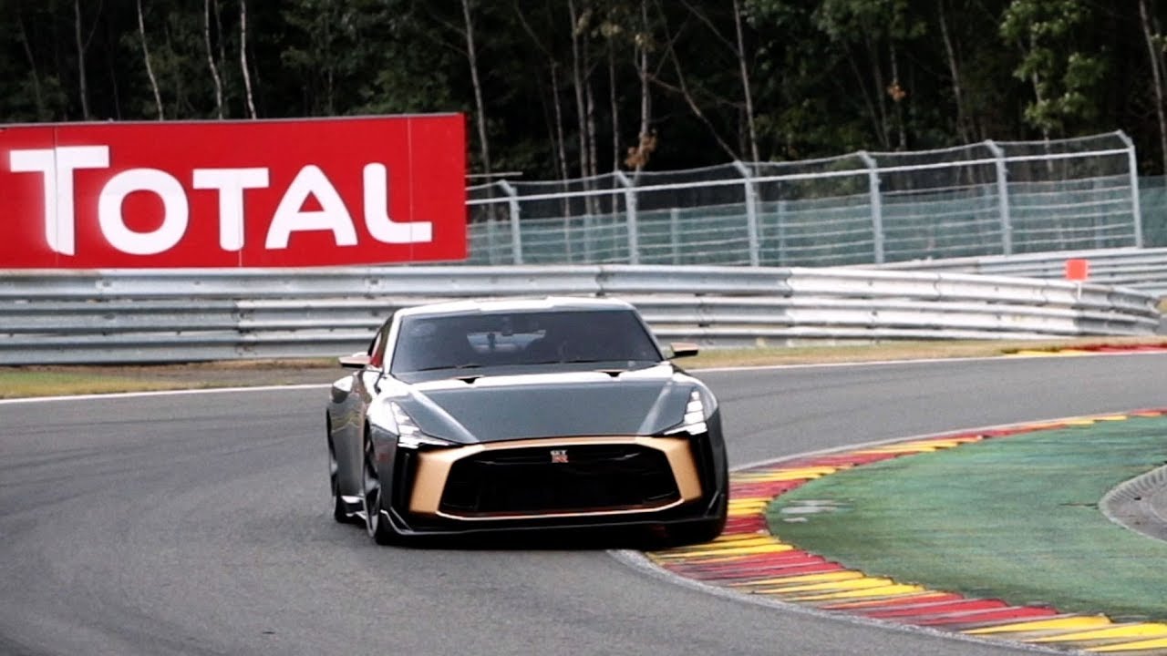 Nissan GT-R50 by Italdesign first track drive at Spa