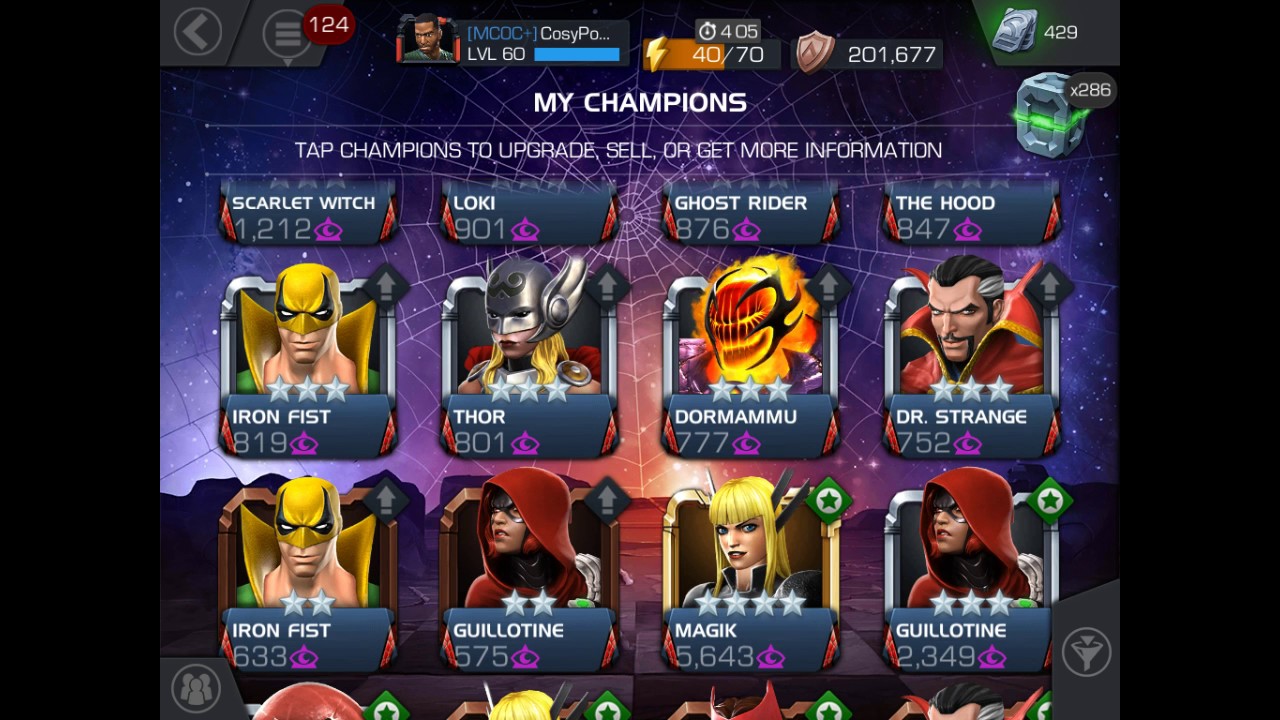 MCOC Top 5 Mystic Champs In Mcoc!!! YouTube