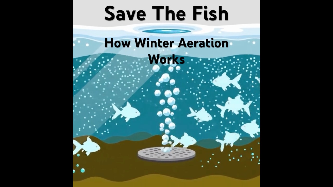 How winter pond aeration works