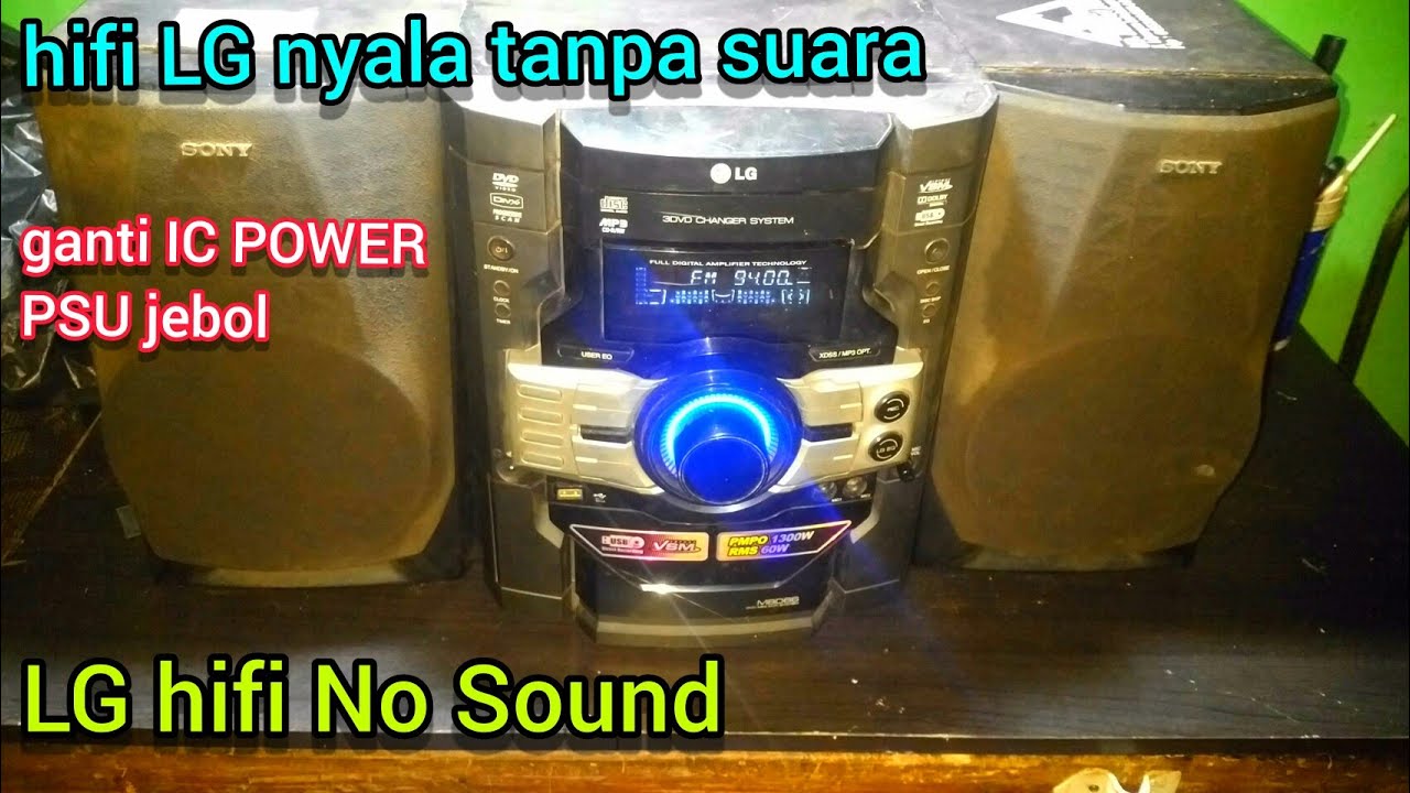 Tape Compo Aiwa - Periksa Pengaturan Balance