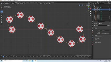 Blender 2.92 Tutorial: How To Duplicate Objects On A Path/Curve Without Distortion.