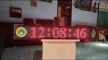 Rekomendasi Bel Sekolah Otomatis + Running Text