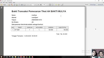 Aplikasi Pemesanan Tiket Bus Berbasis Web