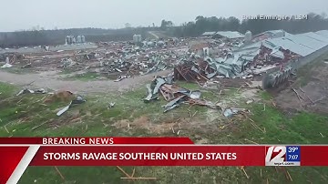 Severe storms, tornadoes possible across the Deep South
