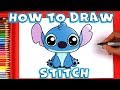 How to Draw Stitch from Lilo and Stitch