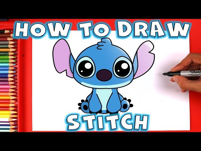 How to Draw Stitch from Lilo and Stitch 