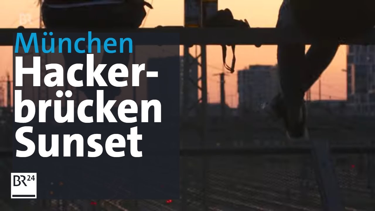 Treffpunkt Hackerbrücke: Münchner Großstadtromantik mit perfektem Sonnenuntergang | BR24