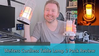 GREAT FOR OUTSIDE DINING - Weiters Cordless Table Lamp Review by PureReviews 37 views 8 days ago 4 minutes, 58 seconds