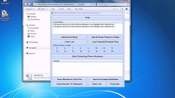 How To Use Excel Extract Phone Numbers From Multiple Files Software
