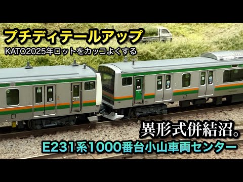 N gauge model train] Making the KATO E231 series 1000 series