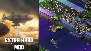 Red Alert 2 | Extra Hard Mod | ANTI AIR WALL vs Brutal ai