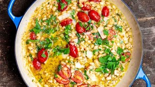 SEXIEST White Beans for Dinner in Just 15 Minutes! Garlic Parmesan White Beans