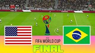 USA vs BRAZIL - Final FIFA World Cup | Full Match All Goals | Football Match