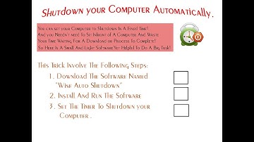 Shutdown Pc Automatically In A fixed Time! (Wise Auto Shutdown)