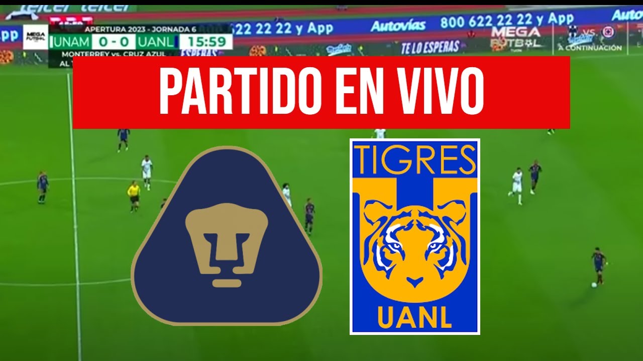 PUMAS vs TIGRES en VIVO| LIGA MX| SEMIFINAL IDA - YouTube