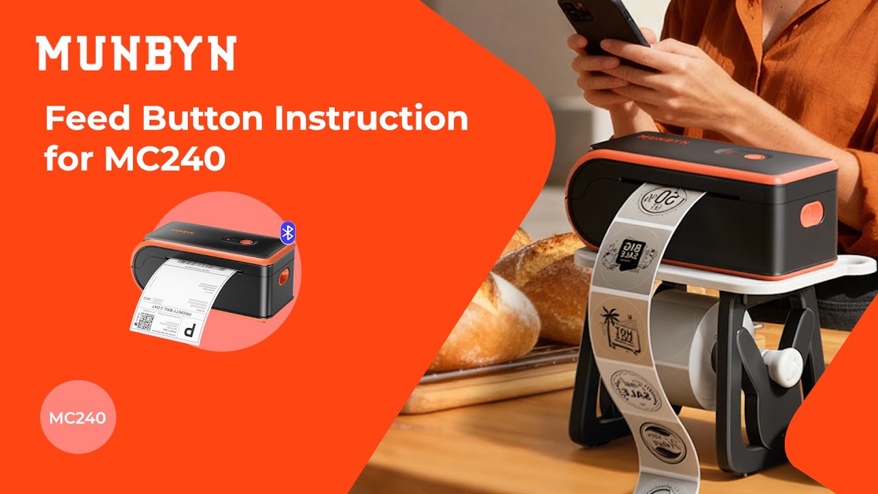 Feed Button Instruction for MC240 - YouTube