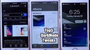 *NEW* Top 5 BEST FREE Dark Mode Tweaks For iOS 12-12.1.2