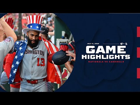 Nationals vs. Cardinals Game Highlights (7/9/25) | MLB Highlights
