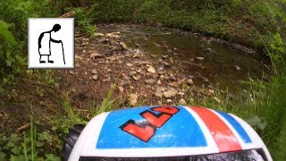 Onboard Nikko Vaporiser RC Amphibious Car in Siston Brook