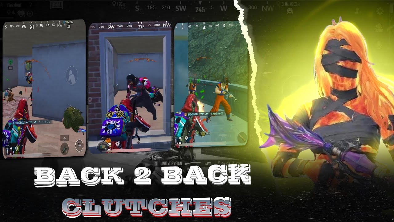 SOLO VS SQUAD CLUTCHES 🥶🥶 | FULL RUSH GAMEPLAY WITH B2B INTENSE FIGHTS ...