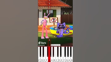 Sonic & Shin Sonic & Jax & Miss Delight | Poppy Playtime 3 (@verycrazyjax) - Octave Piano Tutorial