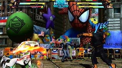 Marvel vs. Capcom 3 (Magneto/X-23/Amaterasu) vs. (Akuma/Wolverine/Haggar)
