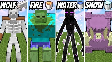 WHAT IS THE WEAKNESS OF ALL MINECRAFT MUTANT MOBS?