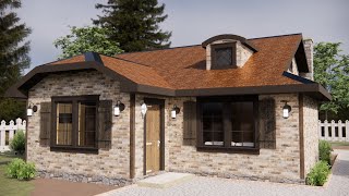 Tiny House Magic: The Spacious 2-Bedroom Design on a Square Footprint 🔮🏡