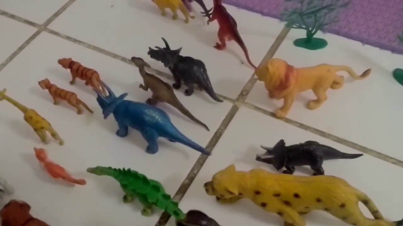  Mainan  Binatang  Hewan  Dinosaurus Jerapah Macan 