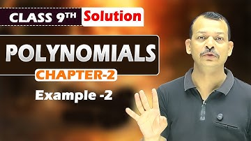 Class 9 Maths | Chapter 2 | Example Question-2| Polynomials | NCERT | The Unlock Math