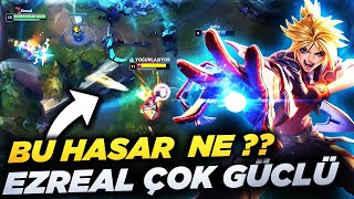 Ezreal Çok Güçlüymüş Raki̇pler Böyle Bi̇r Hasar Beklemi̇yordu Ezreal Oynaniş Emre Bey