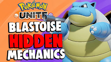 BLASTOISE HAS 18 HIDDEN MECHANICS IN POKEMON UNITE! I tested ALL of it | Blastoise Guide