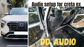 Hyundai creta base model audio upgrade | mini apmlifier | dd audio
