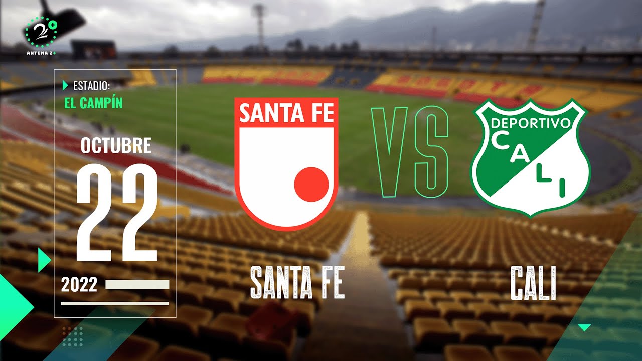 Santa Fe Vs. Cali - Liga BetPlay EN VIVO - YouTube