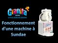 Fonctionnement dune machine g5 sundae  frozen yogurt  granita