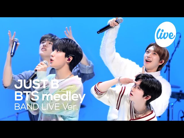 JUST B - “BTS medley (Life Goes On + Permission to Dance)” Band LIVE Concert [it's Live] class=