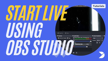 How to start live streaming using OBS Studio