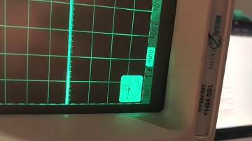 Agilent 54622 intensity knob