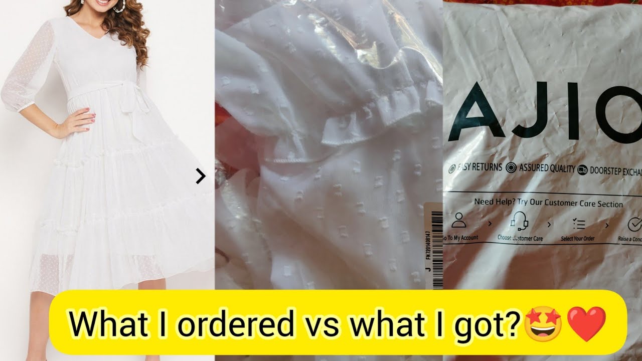 Ajio maxi dress haul/Ajio haul under 500/Ajio party wear dress/Ajio