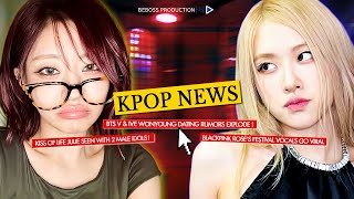 Kpop News Bts V & Wonyoung Dating? Kiss Of Life Julie Seen With 2 Male Idols?