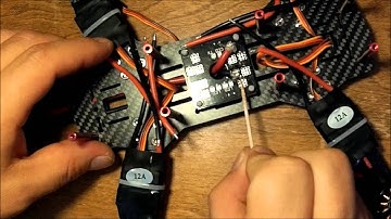 QAV250 PDB ESC soldering