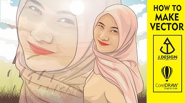 HOW TO DRAWING VECTOR ART BEAUTIFUL GIRL CHARACTER USING COREL DRAW | SPEEDART