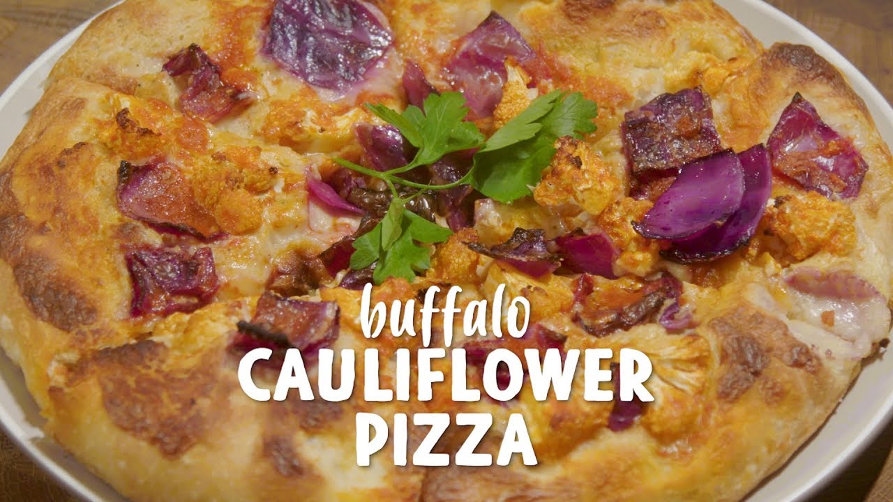 Buffalo Cauliflower Pizza Wicked Healthy