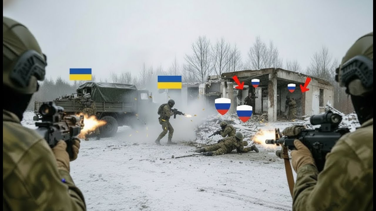 Ukrainian Forces Take Out Surrounded Mercenaries in Close Quarters Battle