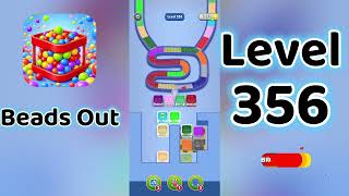 Beads Out Level 356  Walkthrough 🧩✨ | Tricky Bead Puzzle Solution | Go Answer